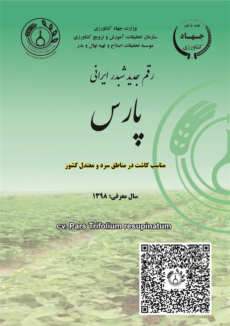 شبدر، رقم پارس، سال 1398